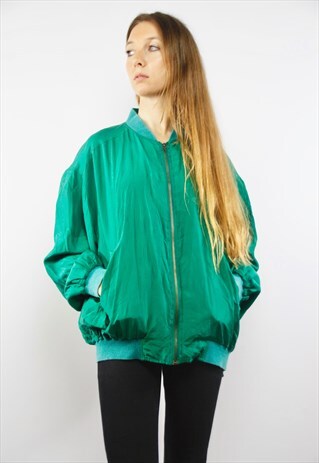 BOMBER JACKET SILK / BOMBER JACKET / SILK JACKET / BOMBER