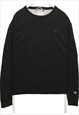 Champion 90's Crewneck Single Stitch Sweatshirt XLarge Black