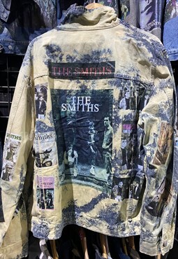 The Smiths Acid Wash customised vintage 80's 90 denim jacket