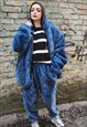 PYTHON FLEECE DETACHABLE JOGGERS 2IN1 HANDMADE SNAKE PANTS