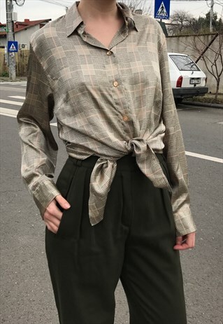 SATIN PATTERNED SHIRT