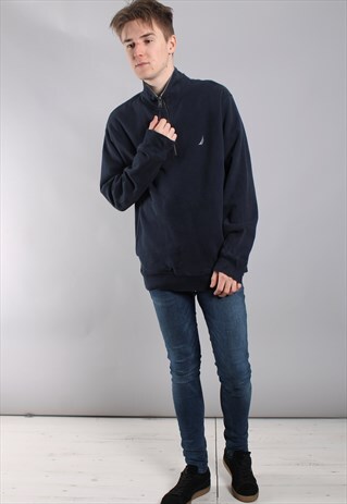 VINTAGE NAUTICA 1/4 ZIP SWEATSHIRT