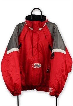 Starter Vintage Red Ohio State Coat Womens