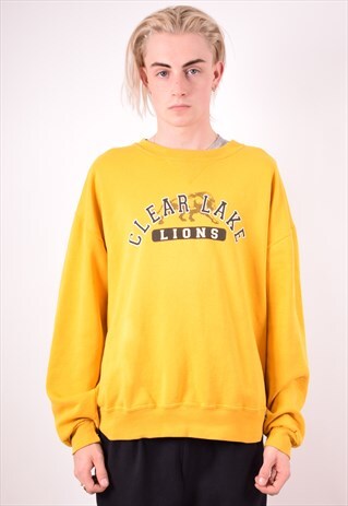 RUSSELL ATHLETIC MENS VINTAGE SWEATSHIRT JUMPER XL 90S