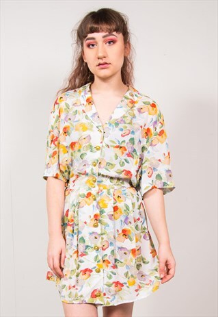 VINTAGE 90'S FLORAL MINI DRESS