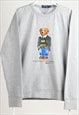 Polo Bear Ralph Lauren with Tags Crewneck Sweatshirt Grey 