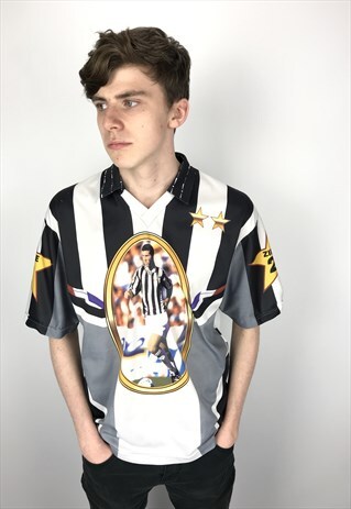 90S VINTAGE ZIDANE 21 JUVENTUS JERSEY TOP