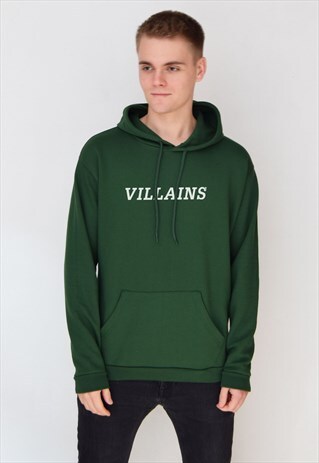 GREEN VILLAINS (WHITE) HOODIE