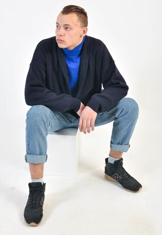 VINTAGE CARDIGAN IN NAVY