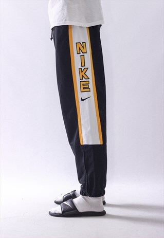 VINTAGE MENS NIKE BIG LOGO TRACK SUIT TROUSERS PANTS