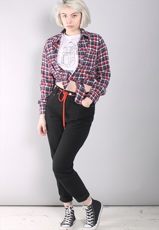 VINTAGE CHECK FLANNEL SHIRT