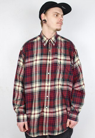 VINTAGE RALPH LAUREN RED CHECK SHIRT
