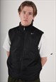 00s Y2K Nike Clima Fit gilet vest in black 