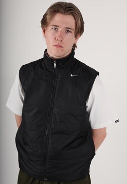 00s Y2K Nike Clima Fit gilet vest in black 