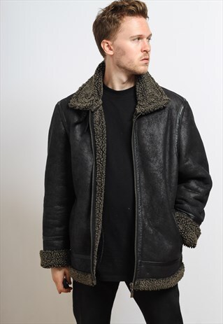 VINTAGE SUEDE AVIATOR JACKET
