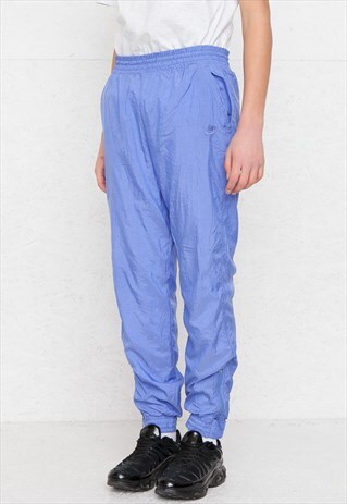 VINTAGE RETRO PURPLE NIKE TRACK BOTTOMS JOGGERS