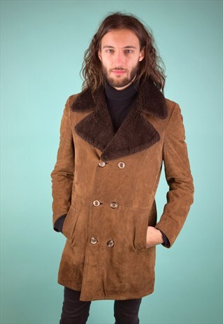 VINTAGE 90'S SHEARLING COAT