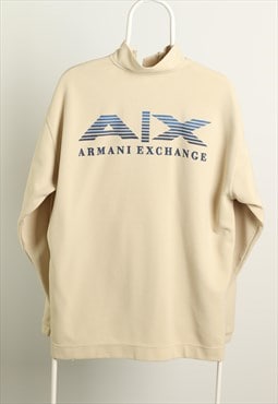 Vintage Armani Exchange Script Ridge Jacket Beige