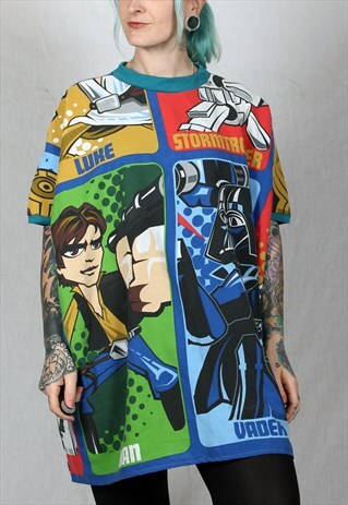 STAR WARS HANDMADE OVERSIZED TSHIRT DRESS