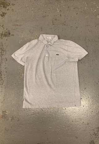 LACOSTE POLO SHIRT SHORT SLEEVE TOP EMBROIDERED LOGO