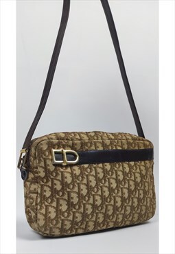 Vintage Dior Oblique monogram, shoulder, baguette bag