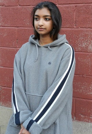 UNISEX 90'S GREY NAUTICA HOODIE