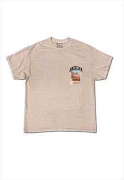 Arizona oversized t-shirt - overdyed taupe