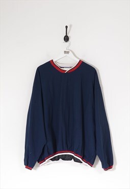 Vintage lee sports pullover jacket navy blue 2xl BV10424