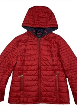 Barbour Vintage Ladies Dark Red Padded Jacket