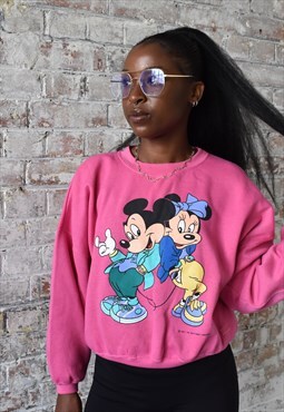 Vintage Disney Sweatshirt in Pink