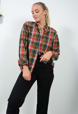 Vintage 90s Tommy Hilfiger Checked Shirt  Size M
