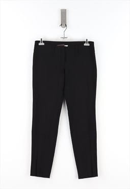 Moschino Slim Fit Low Waist Classic Trouser in Black - 46
