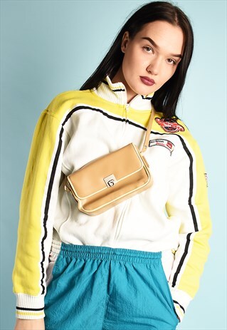 Y2K RETRO FAUX LEATHER BURGUNDY PETITE SHOULDER BAG