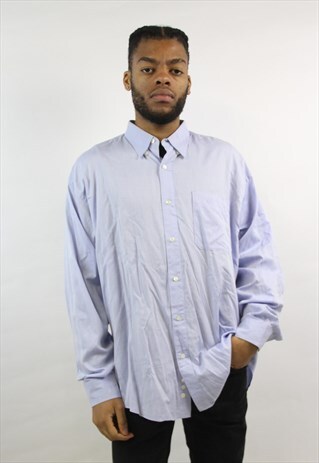 VINTAGE HUGO BOSS PALE BLUE SHIRT