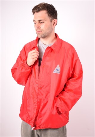 CHAMPION MENS VINTAGE JACKET XL RED 90S