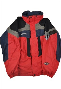 Vintage Columbia Omni-Tech  Jacket Waterproof Red Large