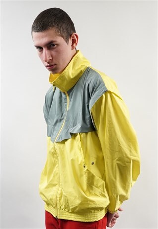 VINTAGE 80'S BELFE YELLOW PARKA JACKET