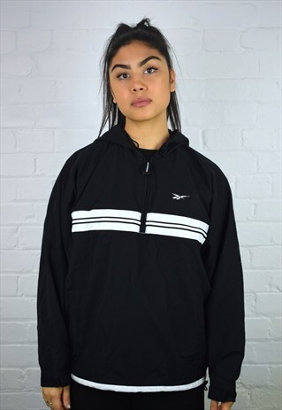 VINTAGE 90'S REEBOK 1/4 ZIP SHELL JACKET
