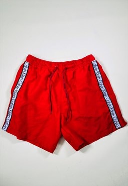 Vintage Size S Calvin Klein Swim Shorts In Red