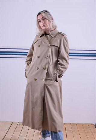 VINTAGE BURBERRYS TAN TRENCH COAT