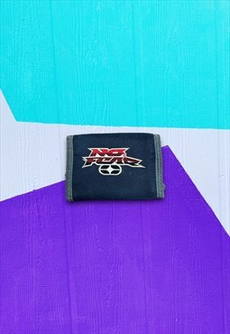 Vintage Unisex No Fear Embroidered Spell Out Wallet 