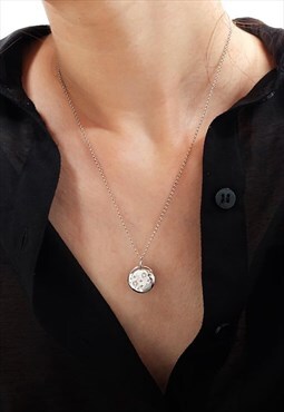 Zodiac Necklace Scorpio Sign Necklace Women Silver Necklace