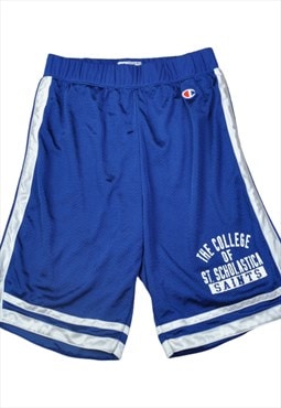 Champion St. Scholastica Saints Sports Shorts Blue Medium