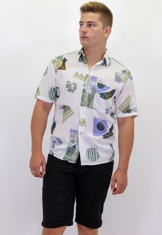 VINTAGE CRAZY PATTERN FESTIVAL SHIRT
