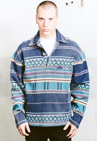 VINTAGE AZTEC PRINT SWEATSHIRT