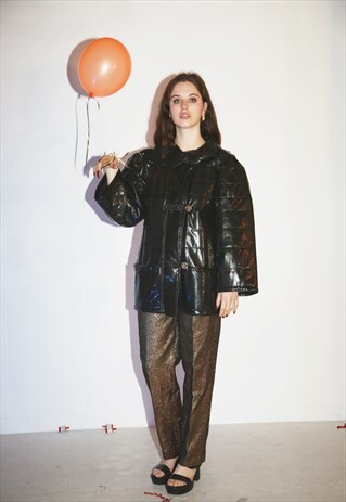 RARE 80S NINA RICCI PATENT MAC