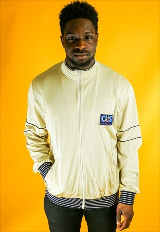 ITALIA TRACK JACKET JUMPER VANILLA COLOURWAY