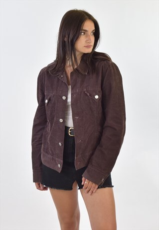 VINTAGE 90S BROWN LEVI'S CORDUROY JACKET