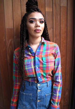 VINTAGE RALPH LAUREN CHECKED SHIRT