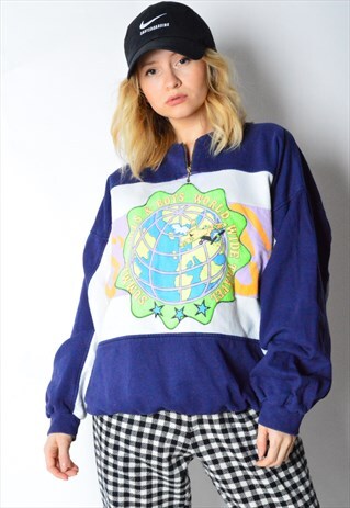 VINTAGE 80S COLOURFUL SWEATSHIRT